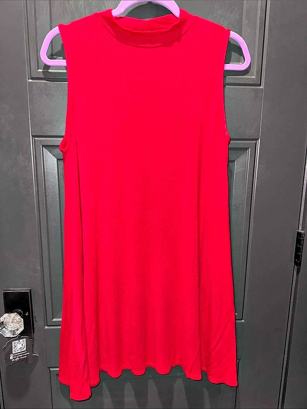 mittoshop Sleeveless Maxi Dress in Red Like New